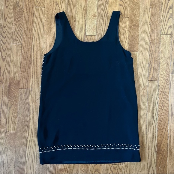 Black Beaded H&M Shift Tank Dress. - Picture 2 of 8